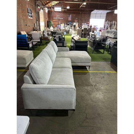 Myla 2-Piece Fabric Sofa Chaise