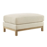 Rectangular Chenille Fabric Ottoman – Upholstered 36 Inch - Ottomans available at Alpine Outlets in Denver