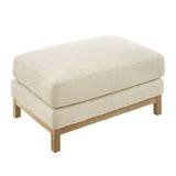 Rectangular Chenille Fabric Ottoman – Upholstered 36 Inch - Ottomans available at Alpine Outlets in Denver