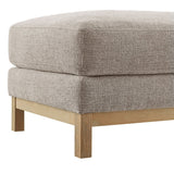 Rectangular Chenille Fabric Ottoman – Upholstered 36 Inch - Ottomans available at Alpine Outlets in Denver