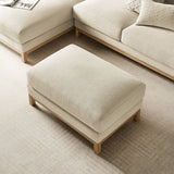 Rectangular Chenille Fabric Ottoman – Upholstered 36 Inch - Ottomans available at Alpine Outlets in Denver