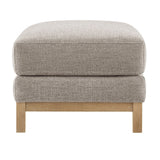 Rectangular Chenille Fabric Ottoman – Upholstered 36 Inch - Ottomans available at Alpine Outlets in Denver