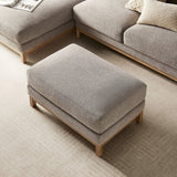 Rectangular Chenille Fabric Ottoman – Upholstered 36 Inch - Ottomans available at Alpine Outlets in Denver