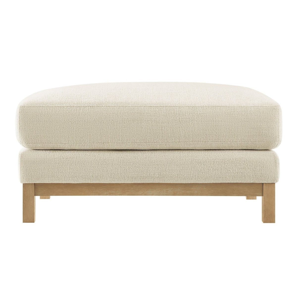 Rectangular Chenille Fabric Ottoman – Upholstered 36 Inch - Ottomans available at Alpine Outlets in Denver