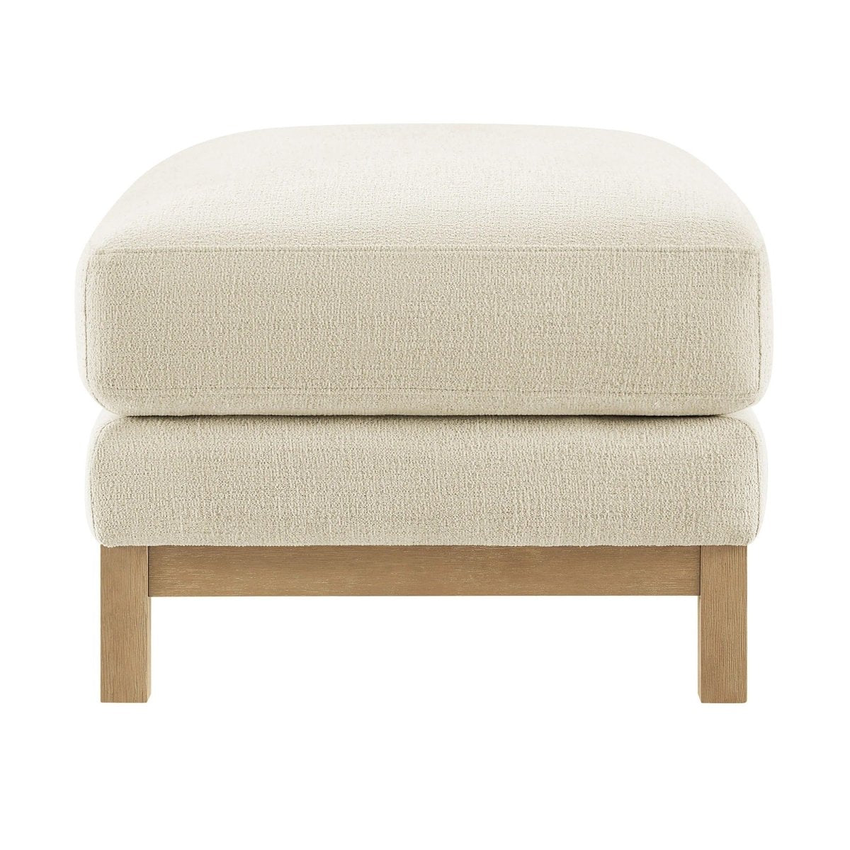 Rectangular Chenille Fabric Ottoman – Upholstered 36 Inch - Ottomans available at Alpine Outlets in Denver