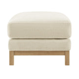 Rectangular Chenille Fabric Ottoman – Upholstered 36 Inch - Ottomans available at Alpine Outlets in Denver