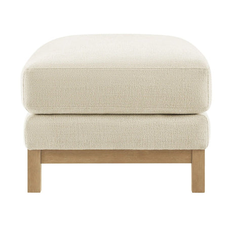 Rectangular Chenille Fabric Ottoman – Upholstered 36 Inch - Ottomans available at Alpine Outlets in Denver