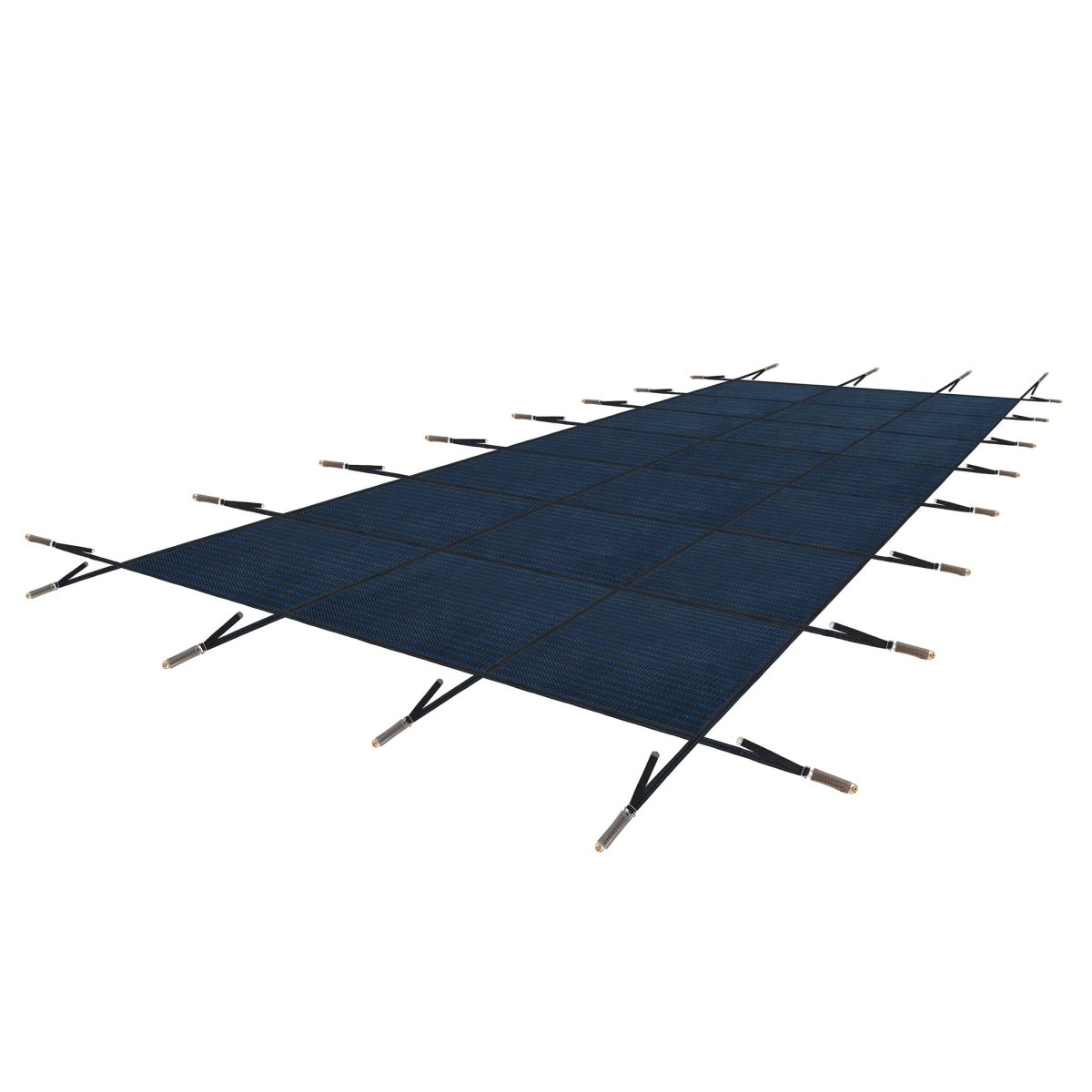 Rectangular Swimming Pool Safety Cover For Underground Pools - Blue - Pool Covers available at Alpine Outlets in Denver