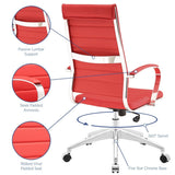 Red Highback Office Chair – Chrome Frame - Workspace - Alpine Outlets