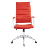Red Highback Office Chair – Chrome Frame - Workspace - Alpine Outlets