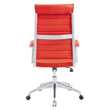 Red Highback Office Chair – Chrome Frame - Workspace - Alpine Outlets