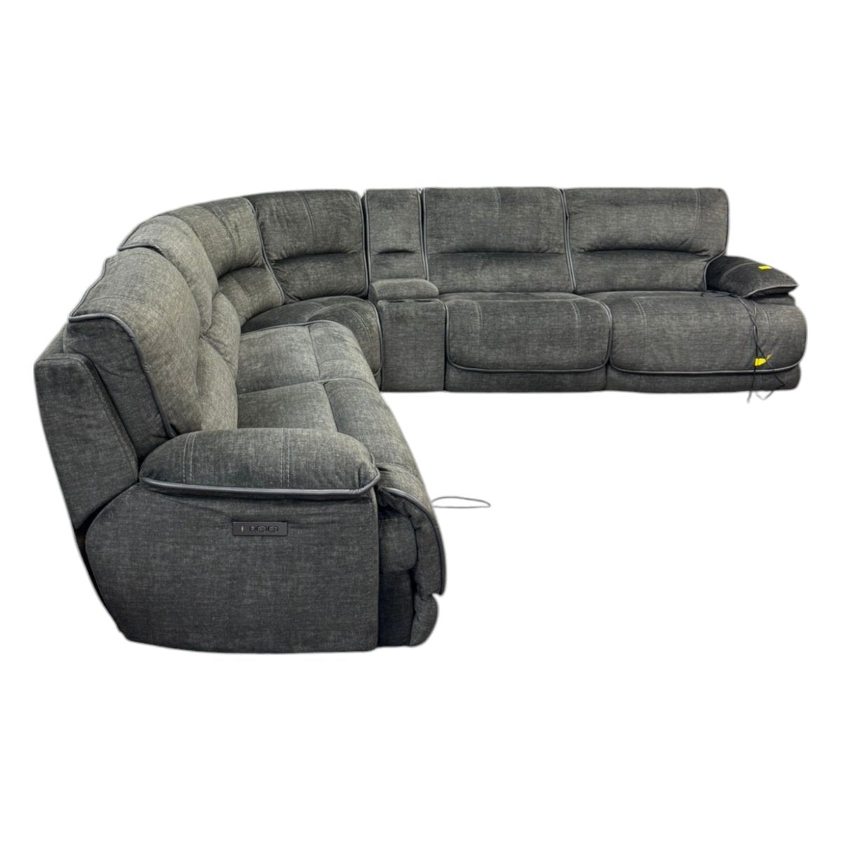 Redding Fabric Six - Piece Power Sectional (ID L347652) - Furniture available at Alpine Outlets in Denver