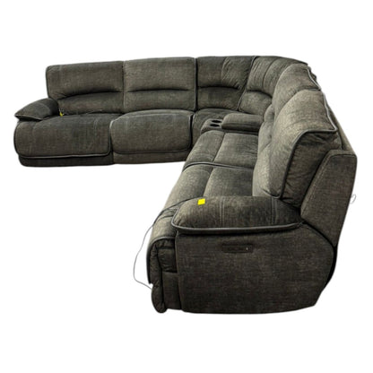 Redding Fabric Six - Piece Power Sectional (ID L347652) - Furniture available at Alpine Outlets in Denver