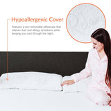 Relax King Size Shredded Memory Foam Pillow in White - Bed Pillows available at Alpine Outlets in Denver