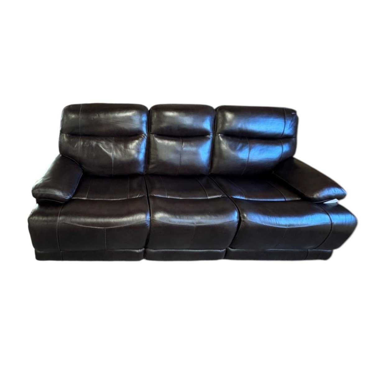 Ridgewin Leather Power Reclining Sofa (ID G457612) - Living Room Furniture available at Alpine Outlets in Denver