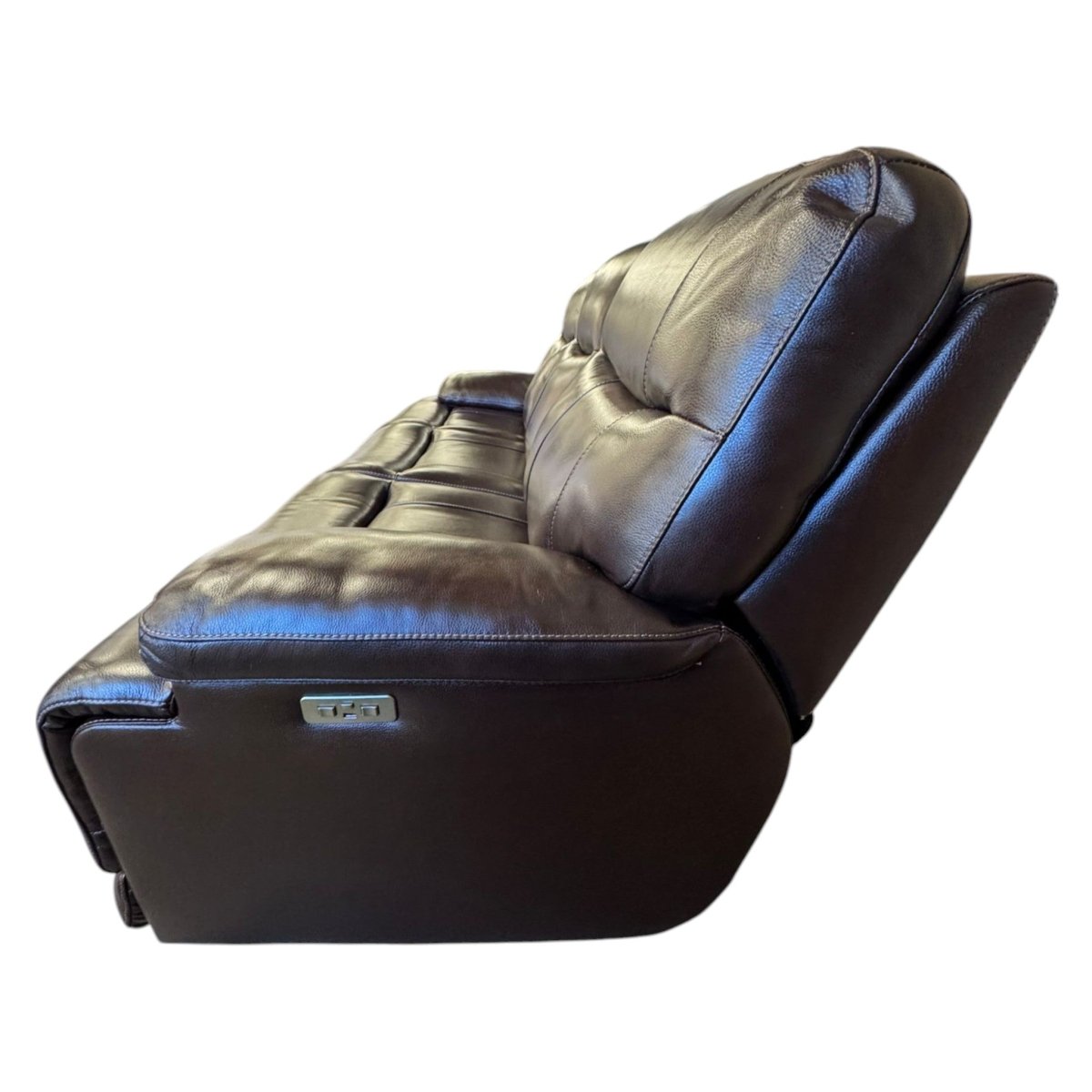 Ridgewin Leather Power Reclining Sofa (ID G457612) - Living Room Furniture available at Alpine Outlets in Denver