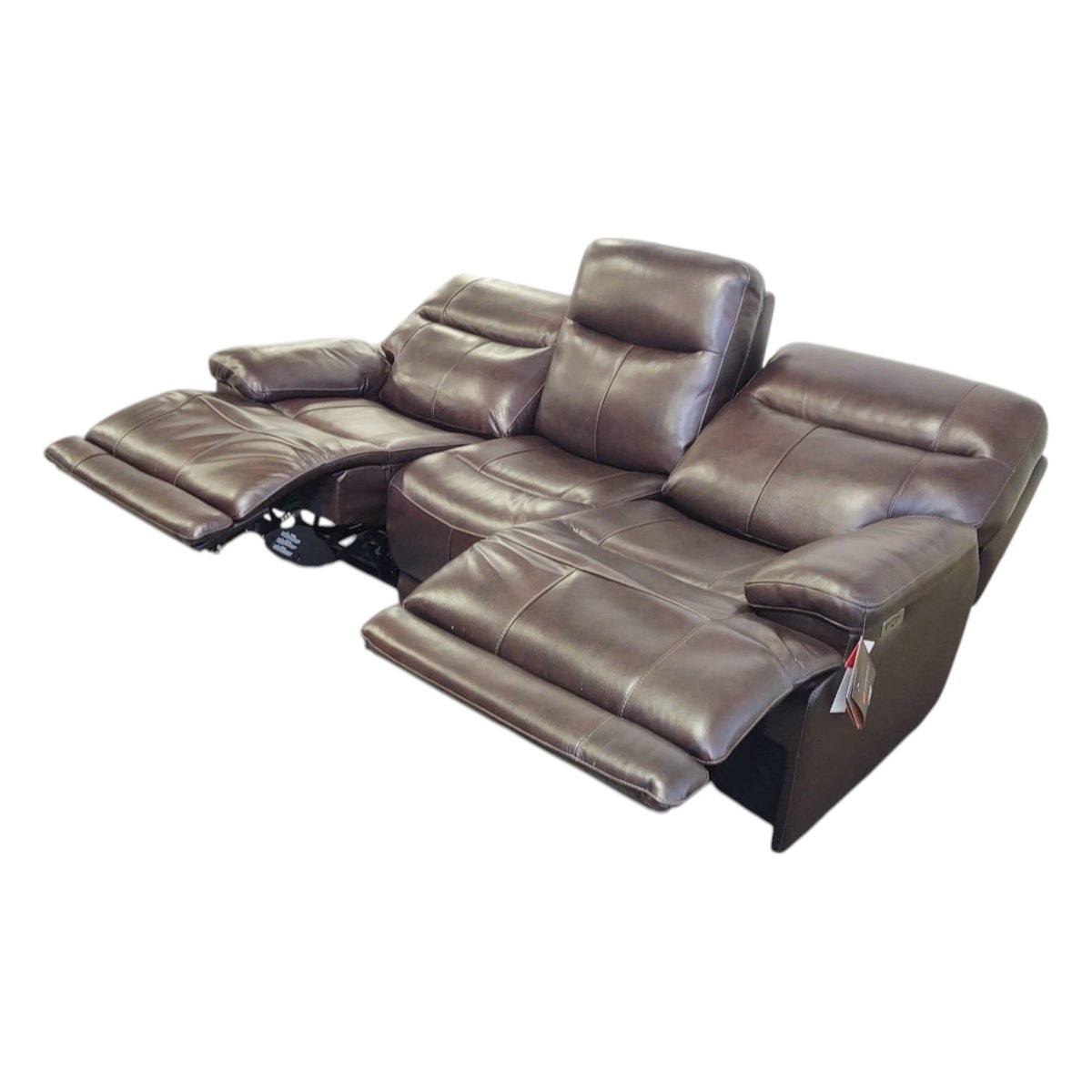 Ridgewin Leather Power Reclining Sofa (ID N543210) - Living Room Furniture available at Alpine Outlets in Denver