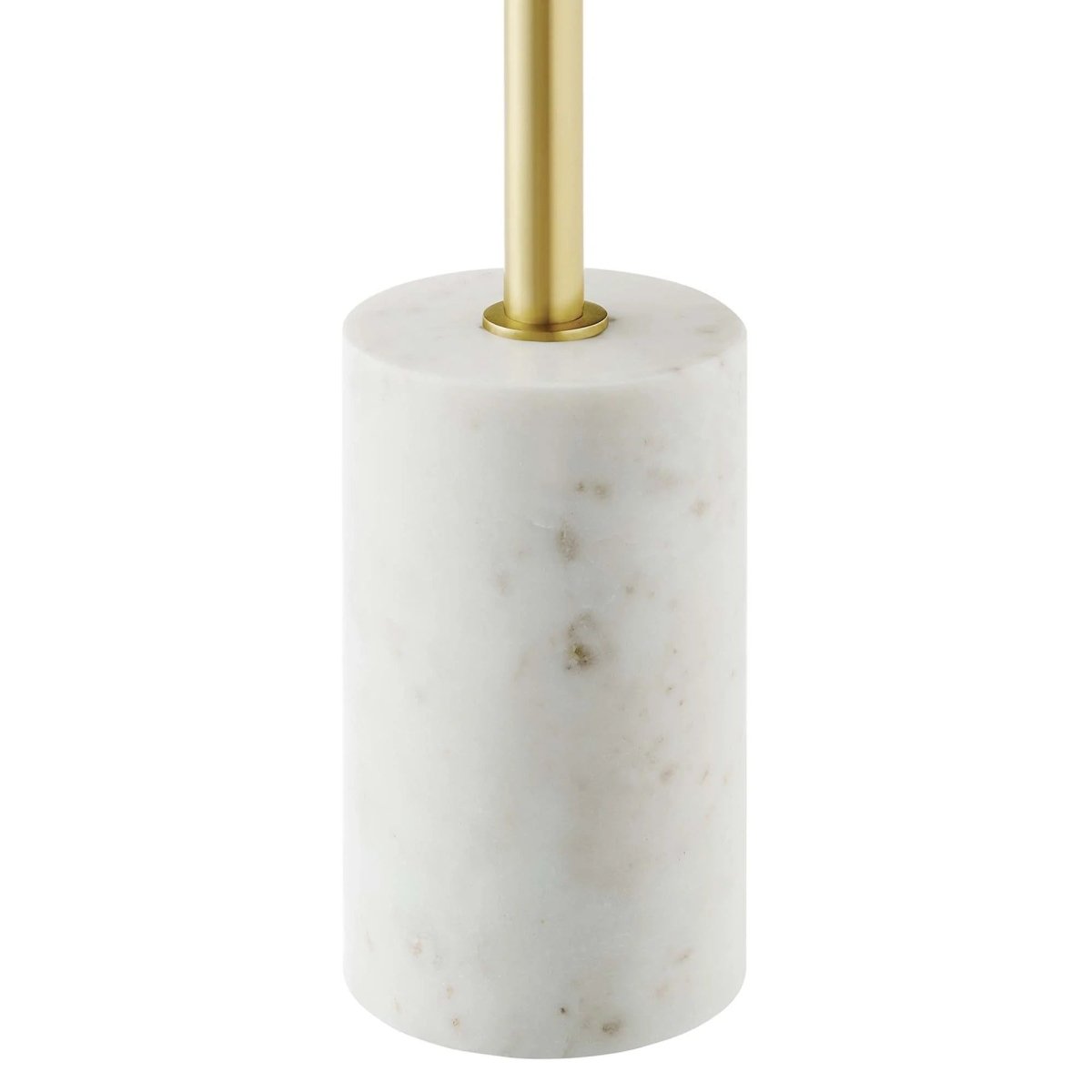 Round Acacia Wood Side Table with Marble Base – 14 Inch - End & Side Tables available at Alpine Outlets in Denver