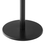 Round Acacia Wood Side Table with Metal Base – 20 Inch - End & Side Tables available at Alpine Outlets in Denver