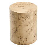 Round Burl Wood Side Table – 16 Inch - End & Side Tables available at Alpine Outlets in Denver