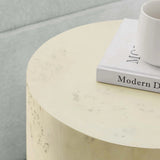 Round Burl Wood Side Table – 16 Inch - End & Side Tables available at Alpine Outlets in Denver