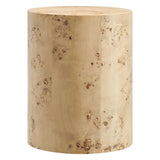 Round Burl Wood Side Table – 16 Inch - End & Side Tables available at Alpine Outlets in Denver