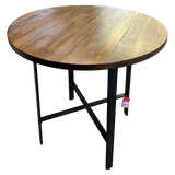 Round Dining Table in Light Brown - 🟢 Dining Tables available at Alpine Outlets in Denver
