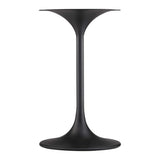 Round High Gloss Side Table with Pedestal Base – 20 Inch - End & Side Tables available at Alpine Outlets in Denver