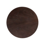 Round High Gloss Side Table with Pedestal Base – 20 Inch - End & Side Tables available at Alpine Outlets in Denver