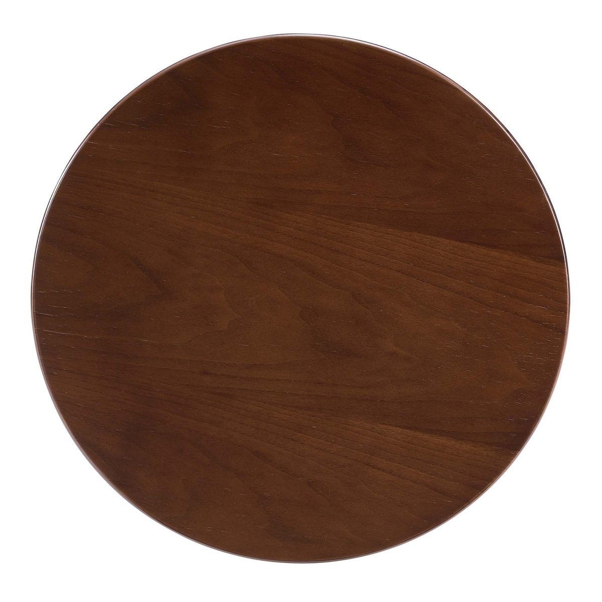Round High Gloss Side Table with Pedestal Base – 20 Inch - End & Side Tables available at Alpine Outlets in Denver