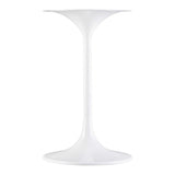 Round High Gloss Side Table with Pedestal Base – 20 Inch - End & Side Tables available at Alpine Outlets in Denver