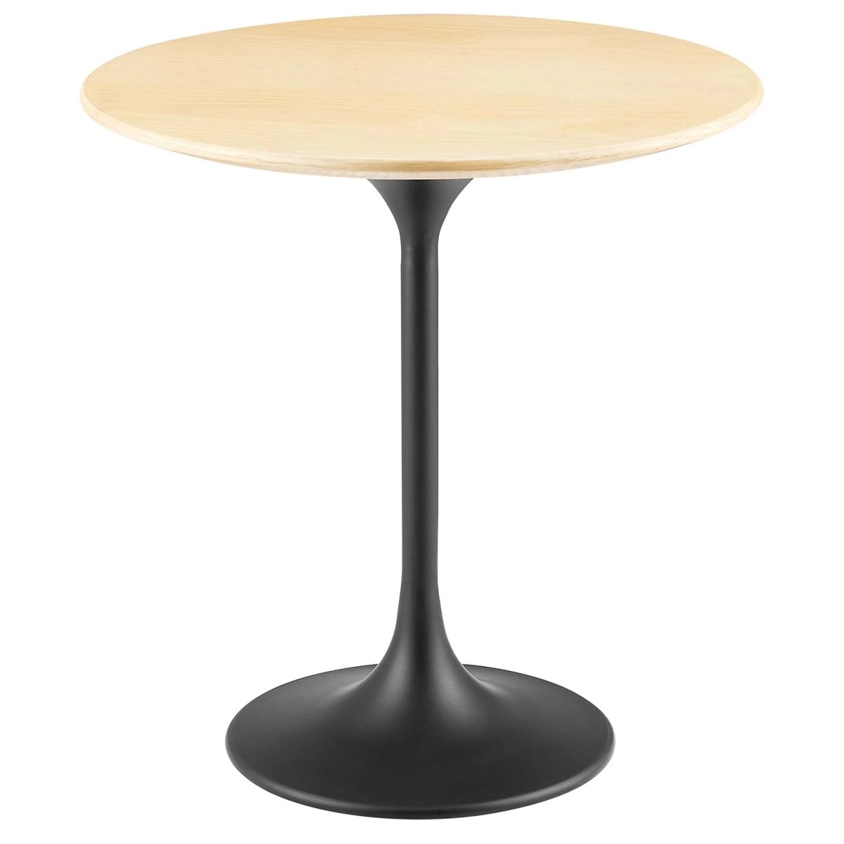 Round High Gloss Side Table with Pedestal Base – 20 Inch - End & Side Tables available at Alpine Outlets in Denver
