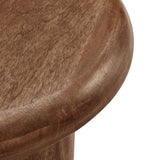 Round Mango Wood Side Table 3 Leg Design – 18 Inch - End & Side Tables available at Alpine Outlets in Denver