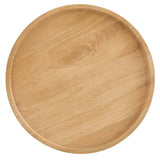 Round Mango Wood Side Table with Tray Top – 18 Inch - End & Side Tables available at Alpine Outlets in Denver