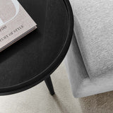 Round Mango Wood Side Table with Tray Top – 18 Inch - End & Side Tables available at Alpine Outlets in Denver