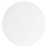 Round Marble Base Side Table with Iron Top – 14 Inch - End & Side Tables available at Alpine Outlets in Denver