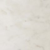 Round White Marble Side Table with Metal Base – 20 Inch - End & Side Tables available at Alpine Outlets in Denver