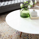 Round Wood Coffee Table with Tripod Base - Coffee Tables available at Alpine Outlets in Denver