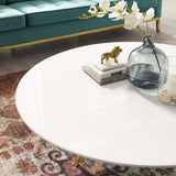 Round Wood Coffee Table with Tripod Base - Coffee Tables available at Alpine Outlets in Denver