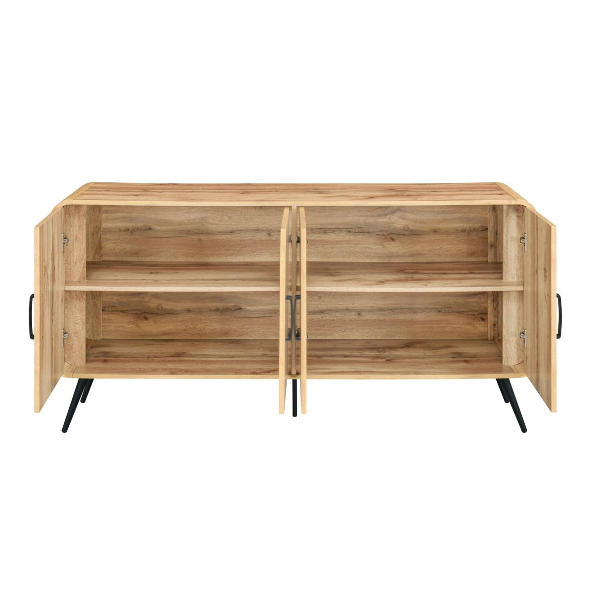 Rowan Natural Wood Top Buffet Sideboard - Sideboards available at Alpine Outlets in Denver