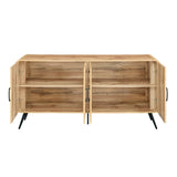 Rowan Natural Wood Top Buffet Sideboard - Sideboards available at Alpine Outlets in Denver