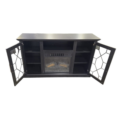 Ryden 60” Media Console with 2 - in - 1 Fireplace & Fan (Auction) - Alpine Outlets