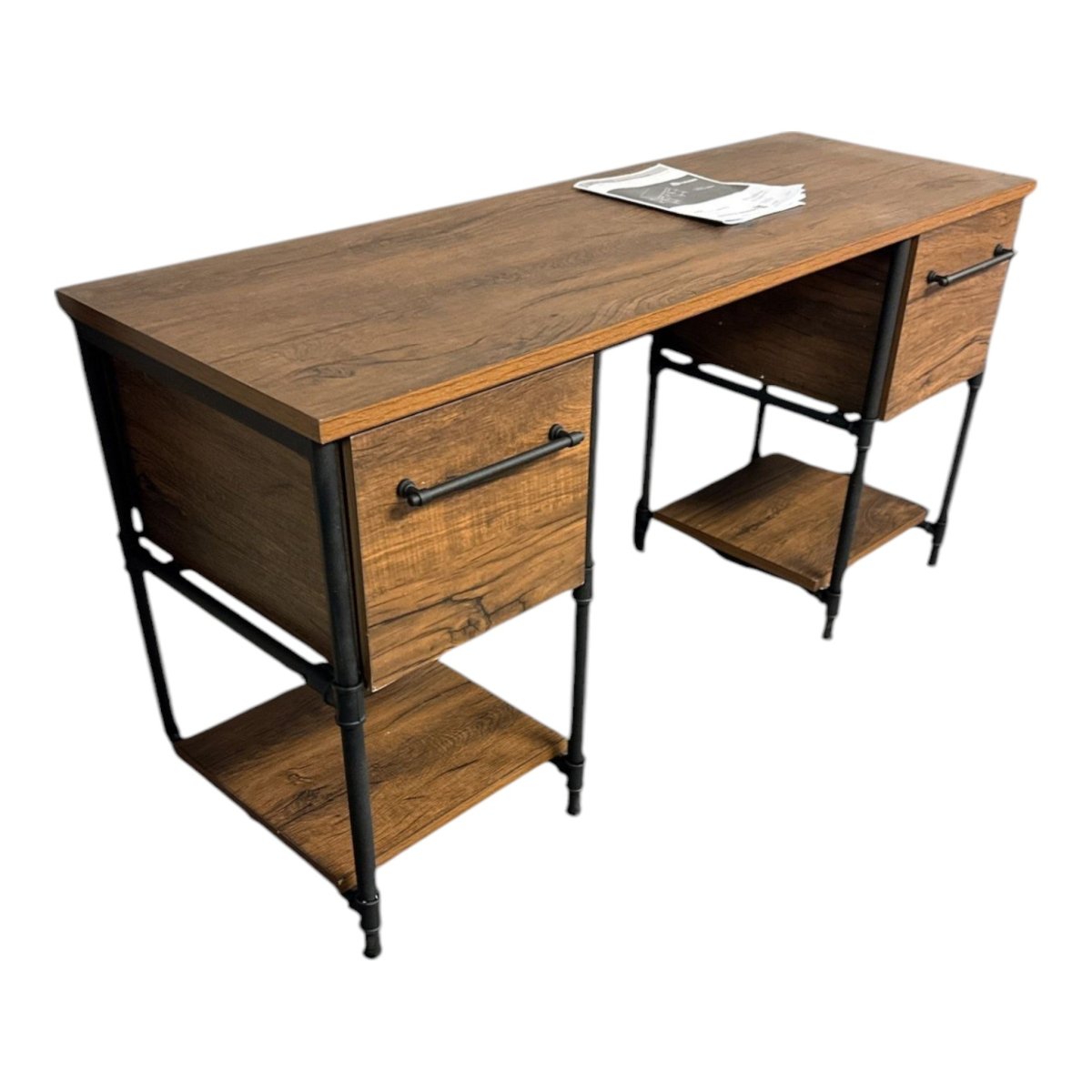 Sauder Double Pedestal Office Desk - New - (ID N4927) - available at Alpine Outlets in Denver