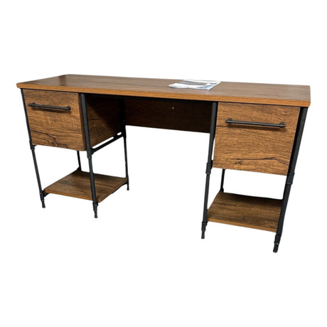 Sauder Double Pedestal Office Desk - New - (ID N4927) - Alpine Outlets