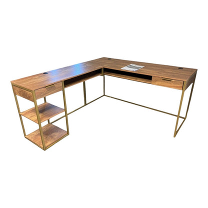 Sauder Modern L - Shaped Desk (Auction) - available at Alpine Outlets in Denver