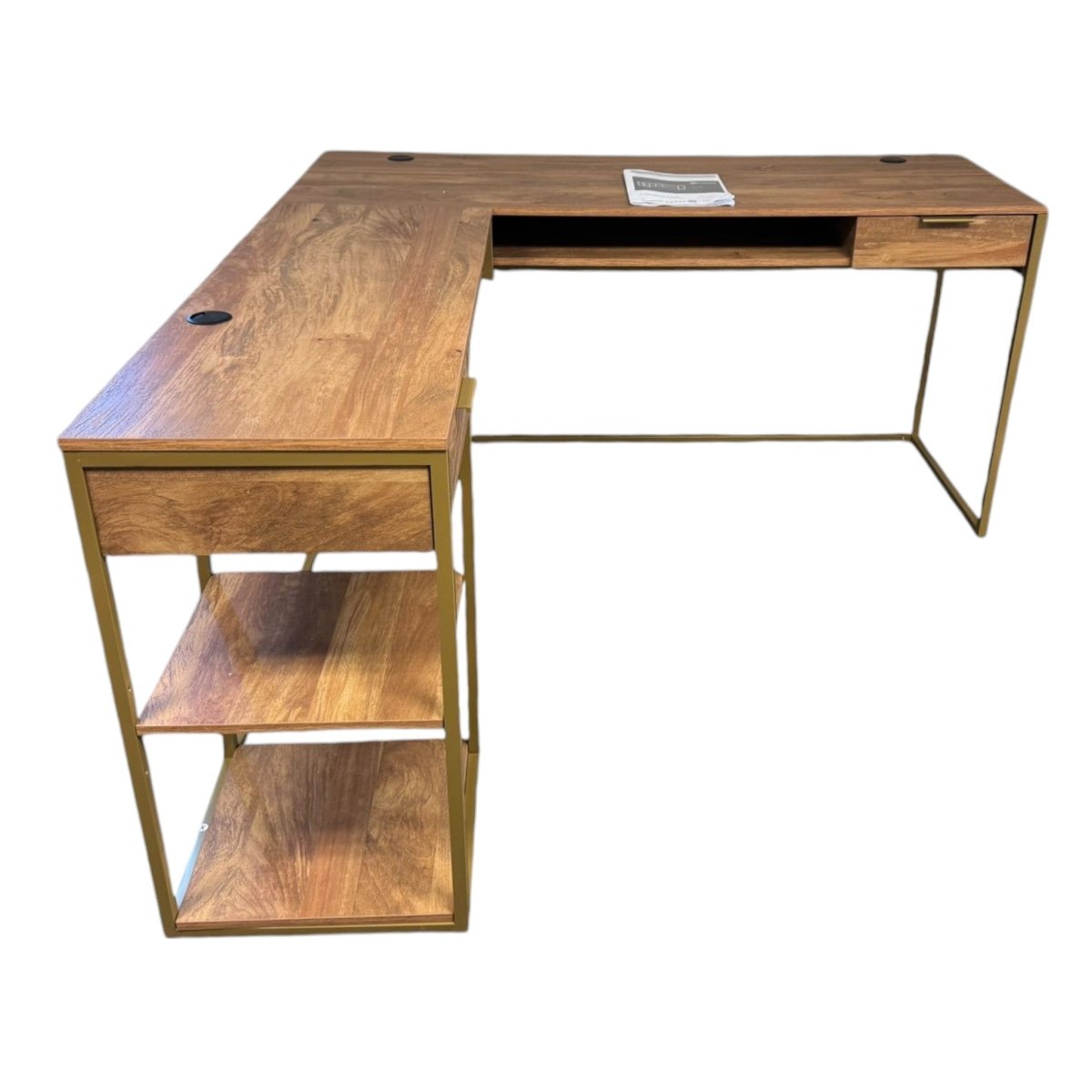 Sauder Modern L - Shaped Desk (Auction) - available at Alpine Outlets in Denver