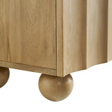 Scalloped Wood TV Stand 71 Inch - TV Stands available at Alpine Outlets in Denver