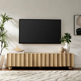 Scalloped Wood TV Stand 71 Inch - TV Stands available at Alpine Outlets in Denver