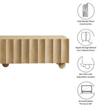Scalloped Wood TV Stand 71 Inch - TV Stands available at Alpine Outlets in Denver