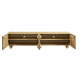 Scalloped Wood TV Stand 71 Inch - TV Stands available at Alpine Outlets in Denver